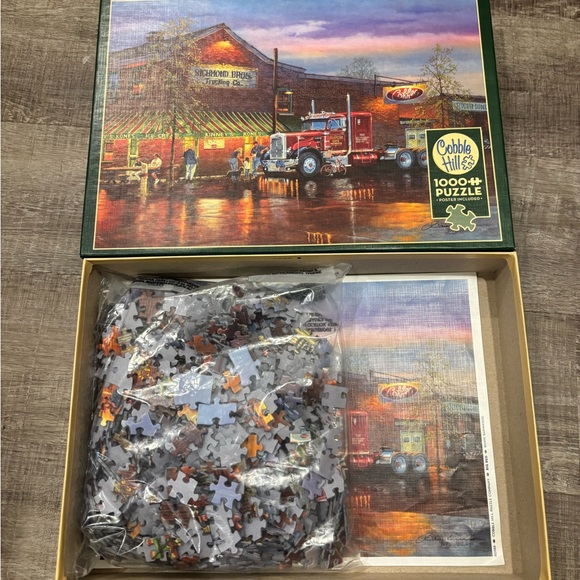 Cobble Hill 1000-Piece Puzzle - Evening Truck Stop - Picture 3 of 4